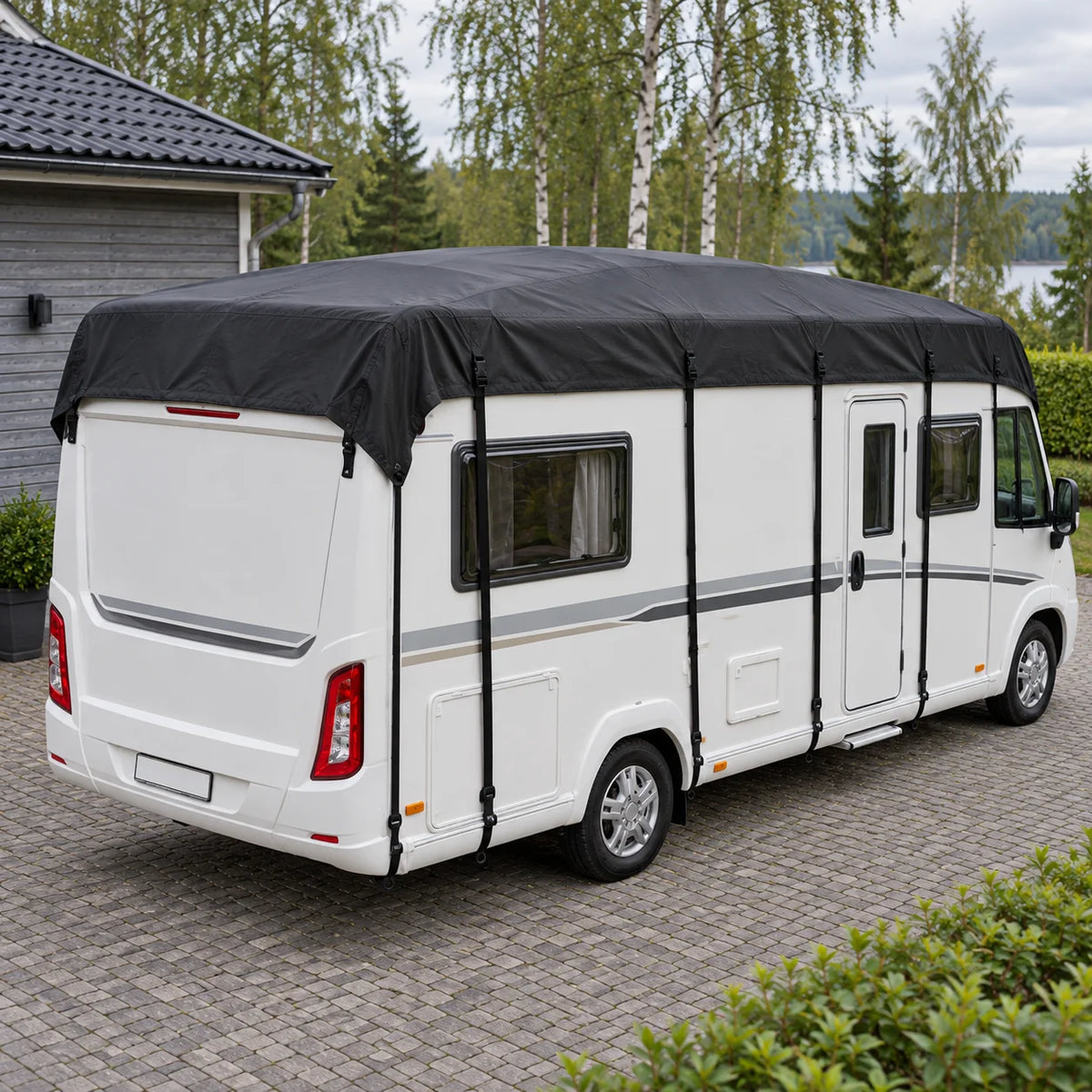 Roof cover for motorhomes and caravans – 3 m wide