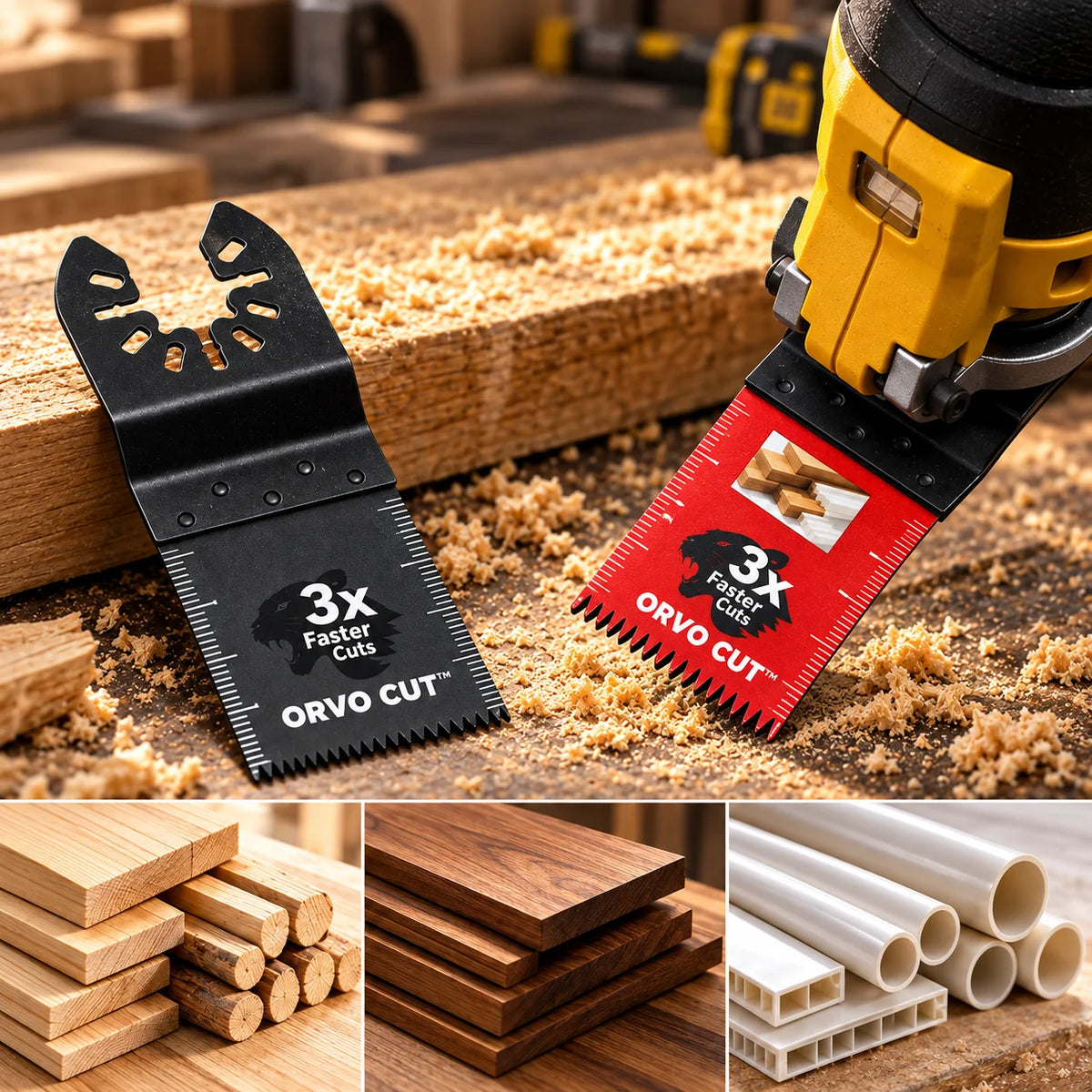 ORVO CUT – universal blade for oscillating multi-tools
