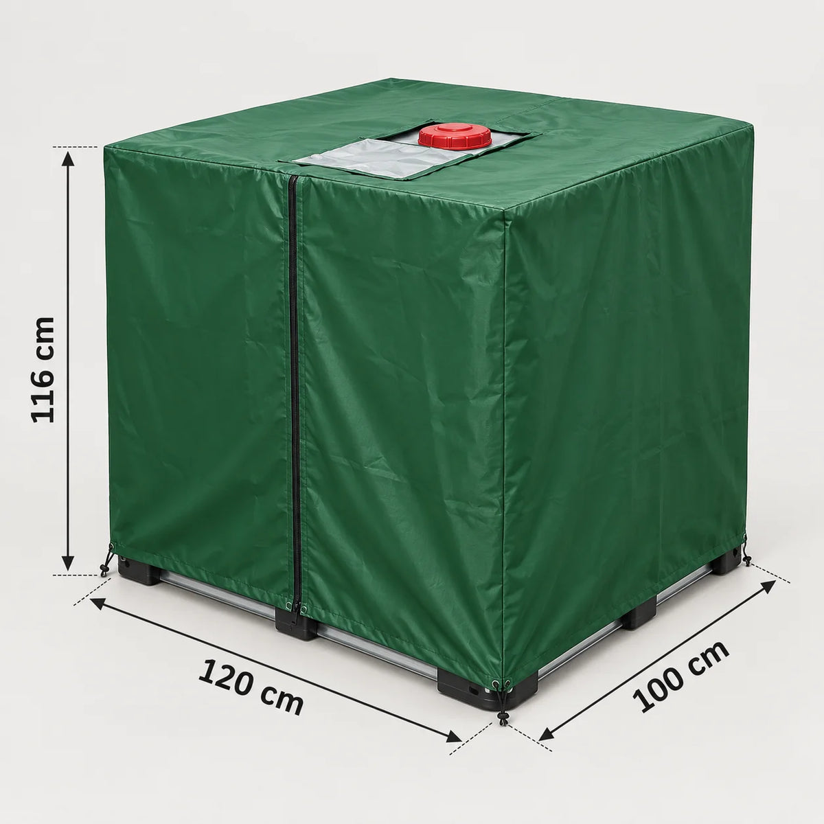 IBC tank cover for 1000-litre tanks – algae and UV protection