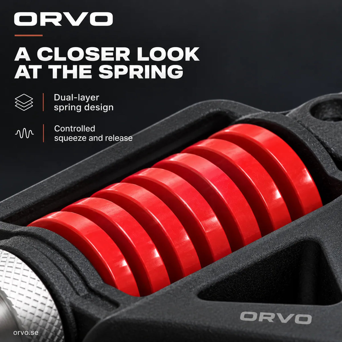 ORVO vs a standard grip trainer