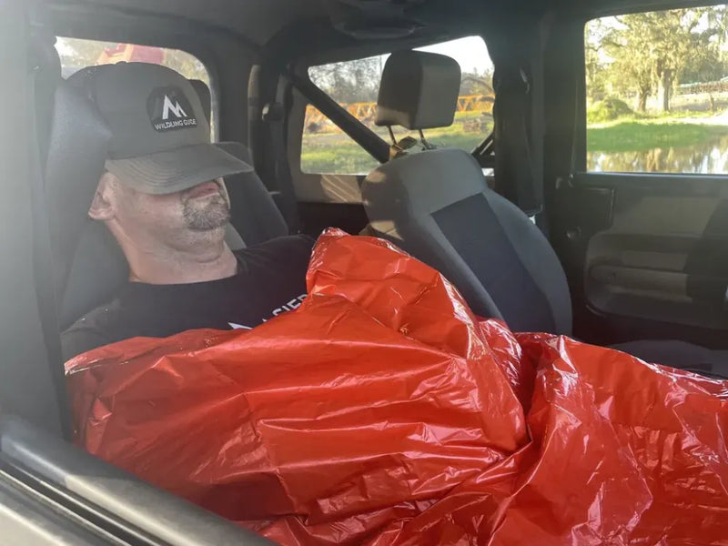 Photo: Resting in the car