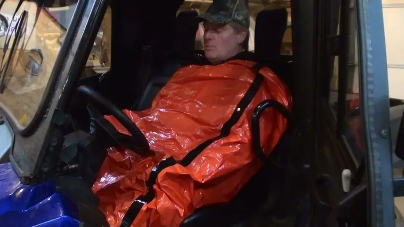 Photo: In the utility vehicle cab