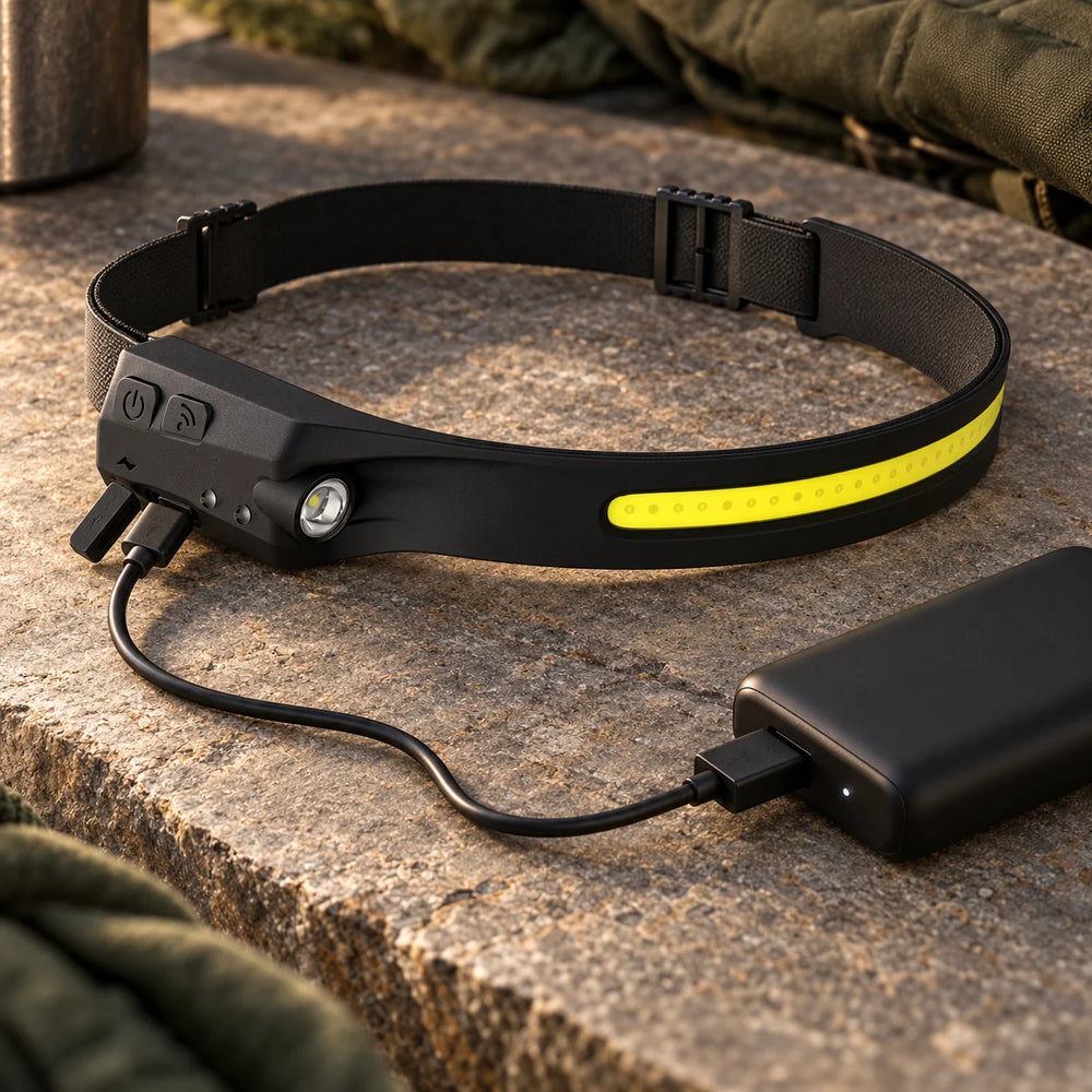 Charges via USB-C, even from a power bank